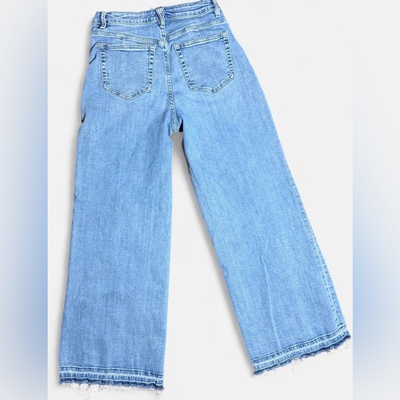 Flying Monkey High Rise Wide Leg Front Seam Jeans F5374M size 28 - Picture 4 of 6